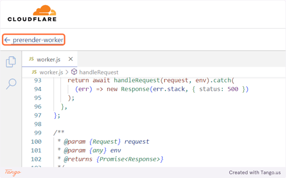 Step back to the previous interface by clicking on your worker's name on the top left.