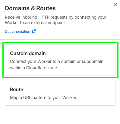 CloudFlare domains and routes