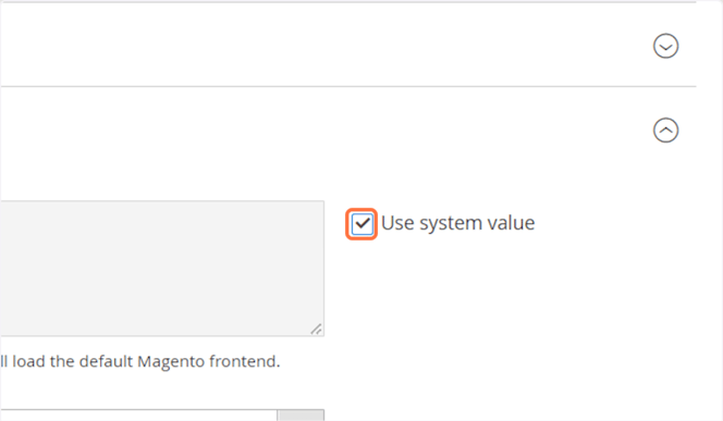 Make sure to have the system default checkbox checked in the UPWARD PWA configuration menu